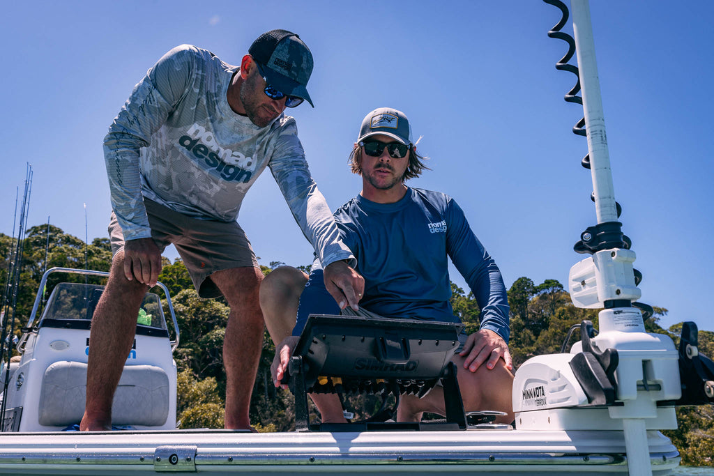 Nomad Design Tech Fishing Shirt - Usual Suspects Gunmetal