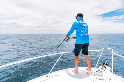 Tech Fishing Shirt Hooded - Predator Ultramarine