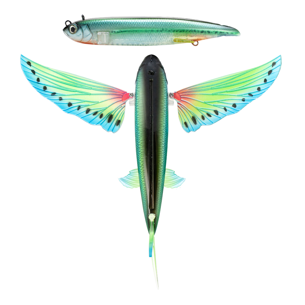Nomad Design Slipstream Flying Fish - 140 - Lumo Glow