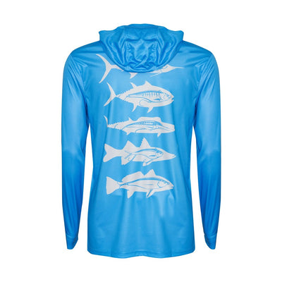 Tech Fishing Shirt Hooded - Predator Ultramarine