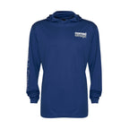 Nomad Design Tech Fishing Shirt Hooded - Wayfarer Marine Blue