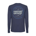 Nomad Design T-Shirt Long Sleeve - Classic Tuna Gunmetal Small
