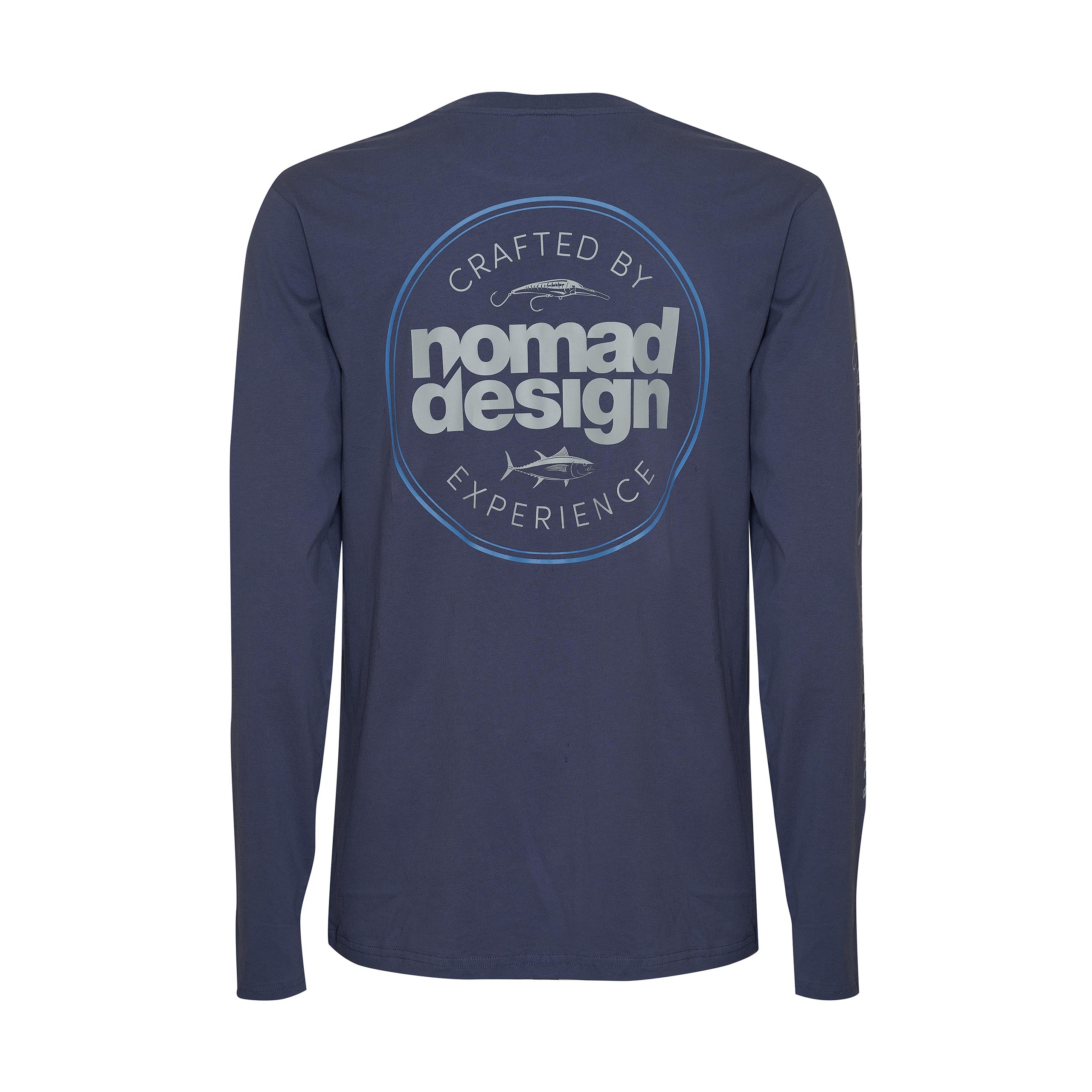 Nomad Design T-Shirt Long Sleeve - Classic Tuna Gunmetal Small