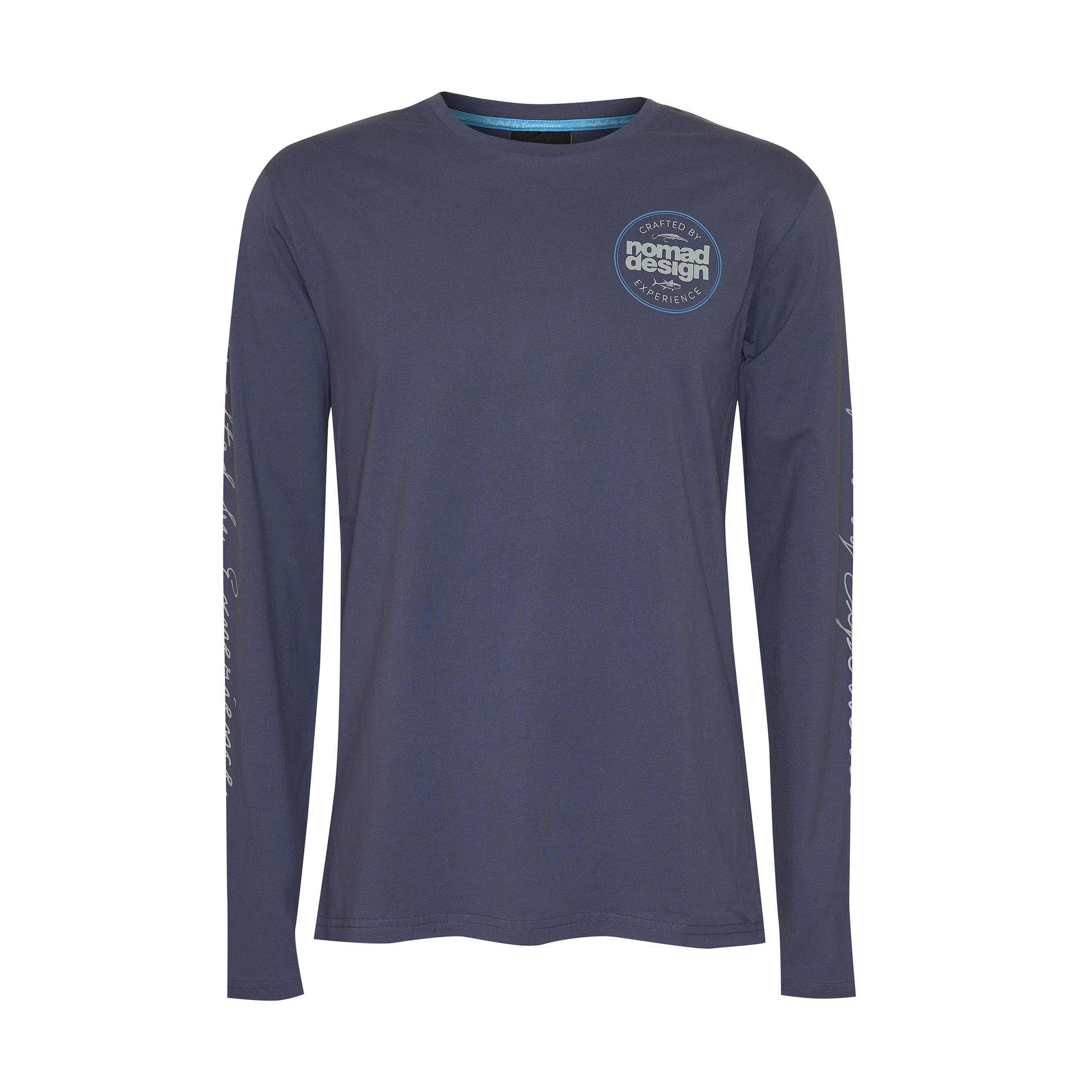 Nomad Design T-Shirt Long Sleeve - Classic Tuna Gunmetal Medium