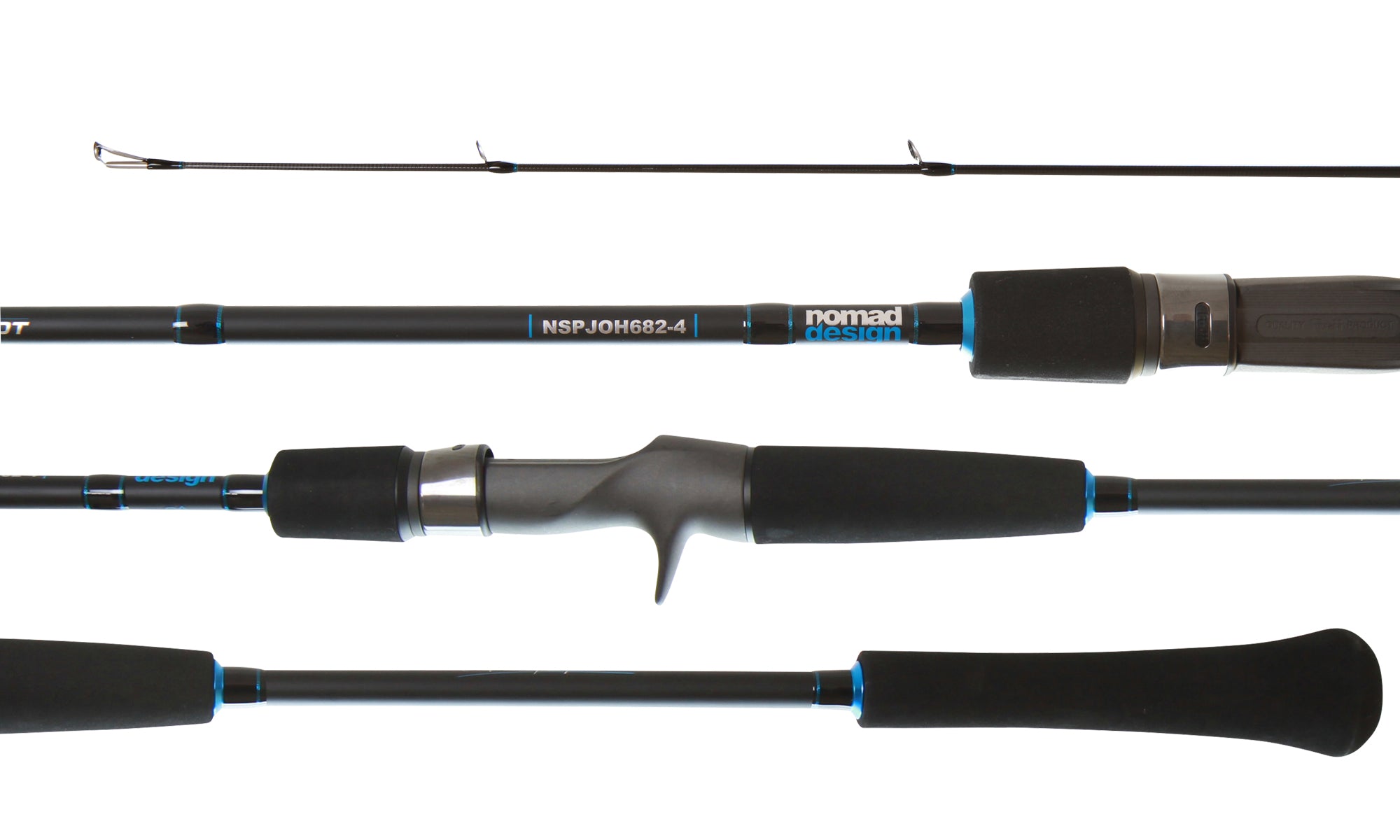 Nomad Design Slow Pitch Jigging Rods NSPJS632-4 - SPIN - 6'3" - 1pc - 20lb-50lb