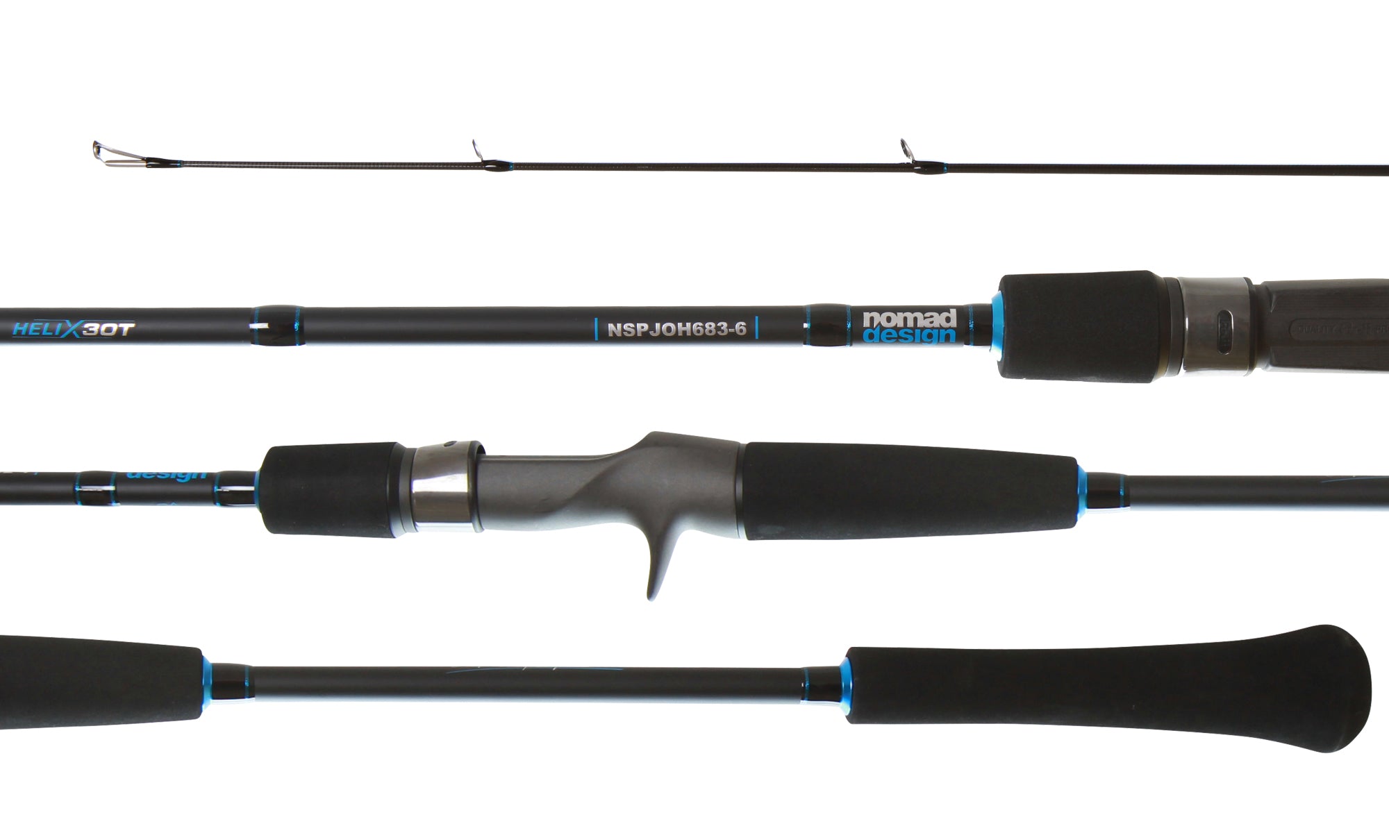 Nomad Design Slow Pitch Jigging Rods NSPJS631-2 - SPIN - 6'3" - 1pc - 10lb-30lb