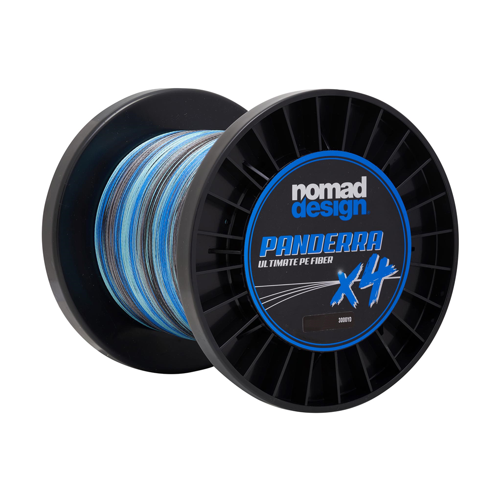 nomad braided fishing line Design Panderra Braid - Multi Color - 2000 Yards Manufactured from premium Japanese PE fiber Nomad Pandora x8 Braided Fishing