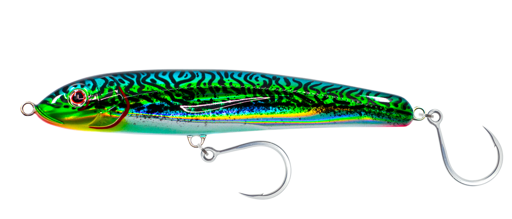Nomad Design Riptide 105 Fast Sinking 4" Silver Green Mackerel