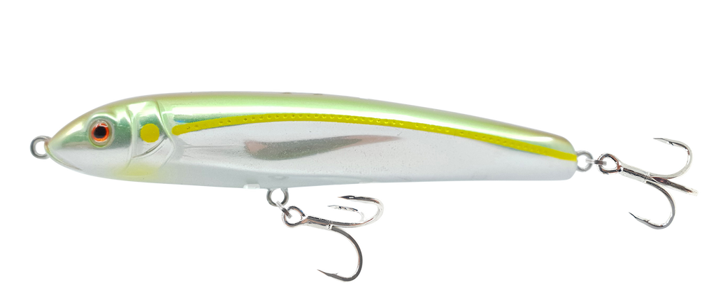 Nomad Design Riptide 95 Fatso Floating 3-3/4" Chartreuse Strip Ayu