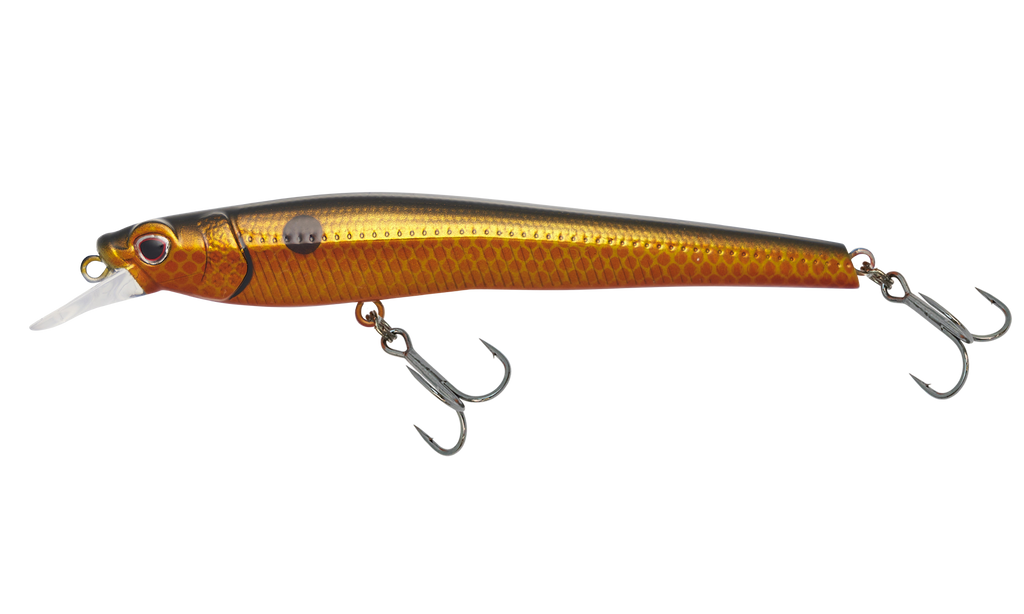 Nomad Design Shikari 95 Suspending Jerkbait 3-3/4" Gold Black Back