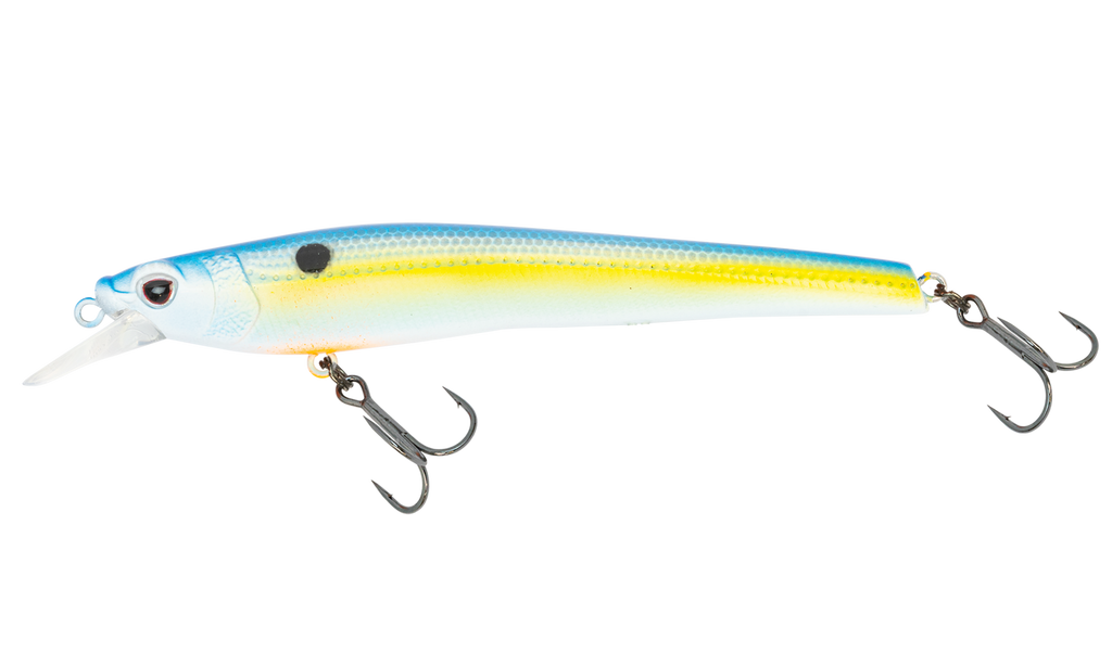 Nomad Design Shikari 95 Suspending Jerkbait 3-3/4" Hickory Ghost