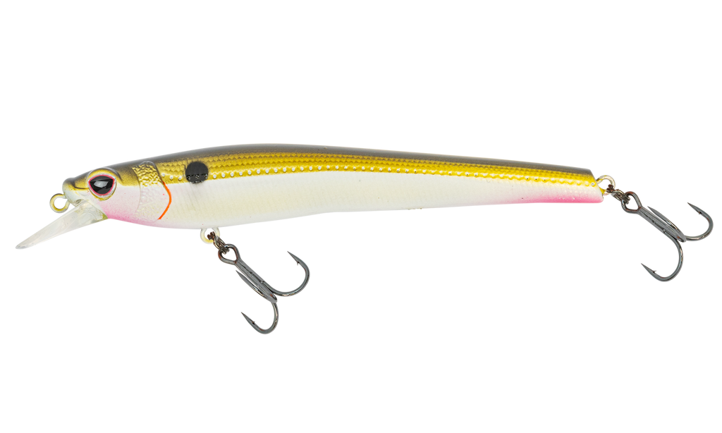 Nomad Design Shikari 95 Suspending Jerkbait 3-3/4" Black Back Chrome