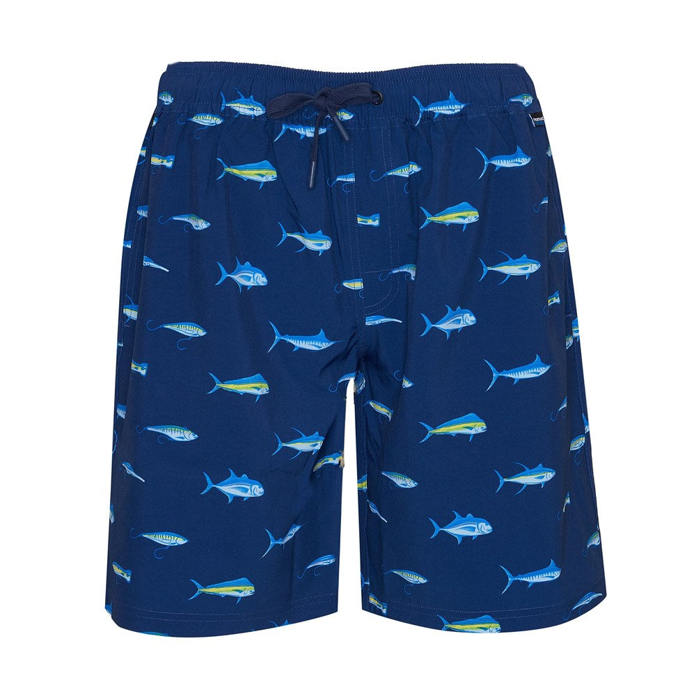 Nomad Design Volley Shorts - Navy Multi 32