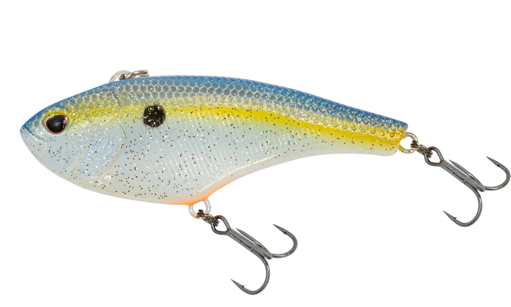 Nomad Design Swimtrex FlutterFall 80 Crankbait 3" Threadfin Shad