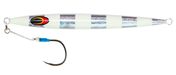 Nomad Design Streaker Jig - 420g - Silver Glow Stripe