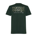 Nomad Design T-Shirt - Camo Logo Forest Small