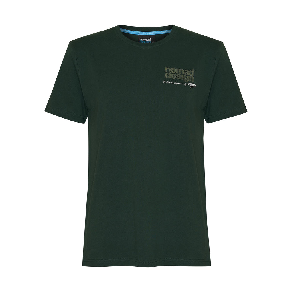Nomad Design T-Shirt - Camo Logo Forest