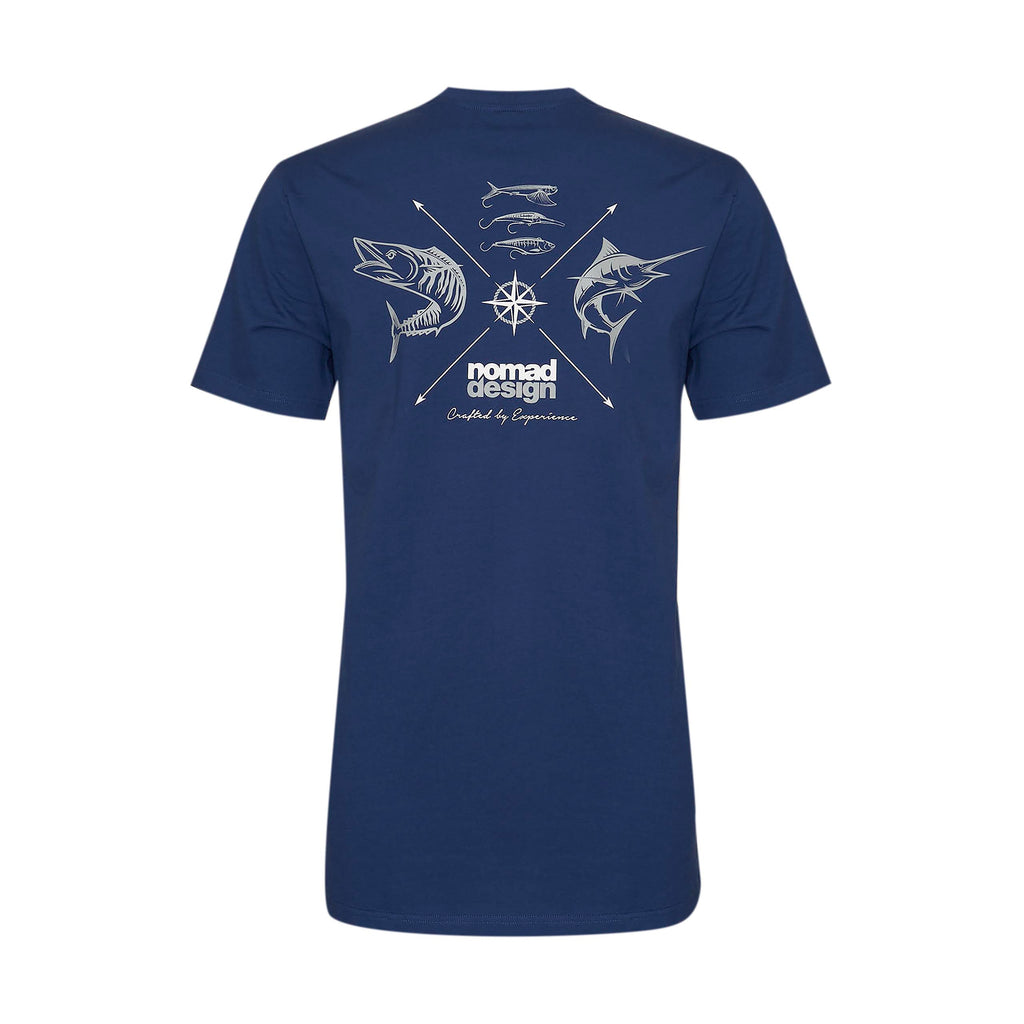Nomad Design T-Shirt - Wayfarer Marine Blue Small