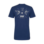 Nomad Design T-Shirt - Wayfarer Marine Blue Small