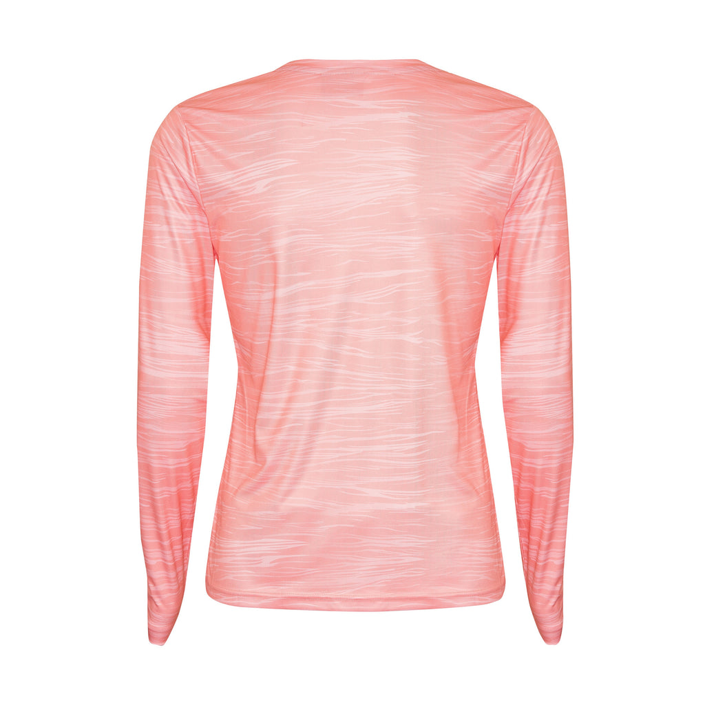 Nomad Design Womens Tech Fishing Shirt - Coral Swell Medium