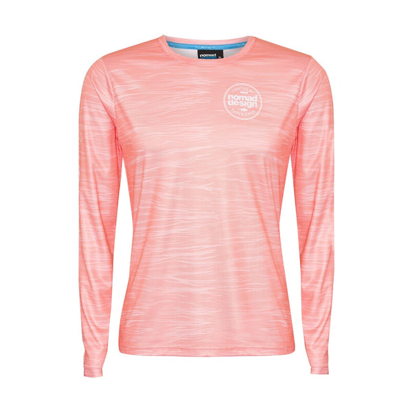 Womens Tech Fishing Shirt - Coral Swell – Nomad Tackle