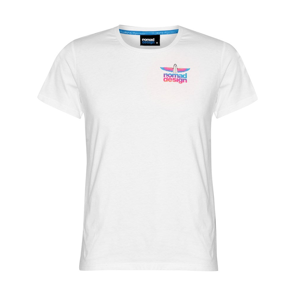 Nomad Design Womens T-Shirt - Flyer White X Large