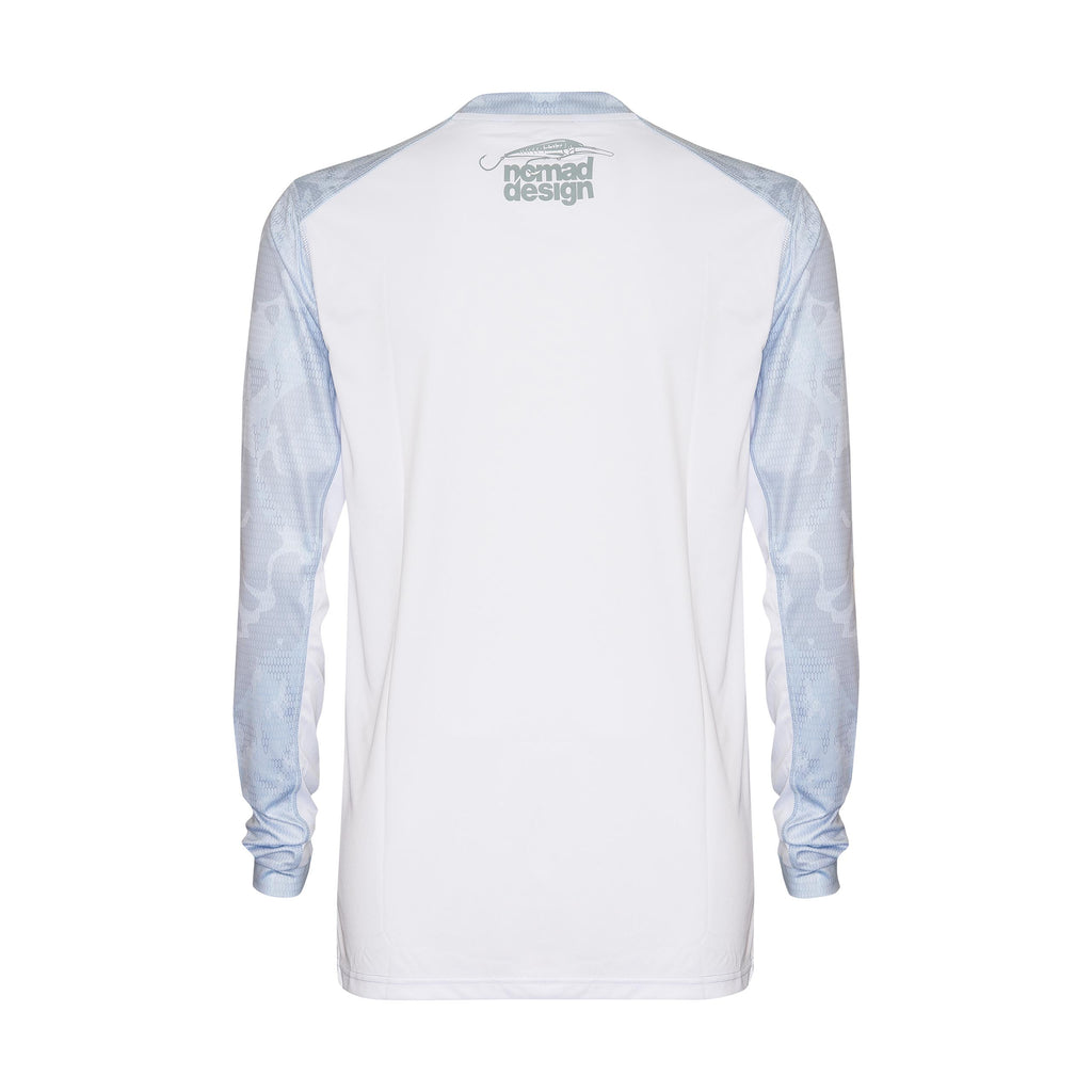 Nomad Design Tech Fishing Shirt - Camo Splice Blue XXX Large