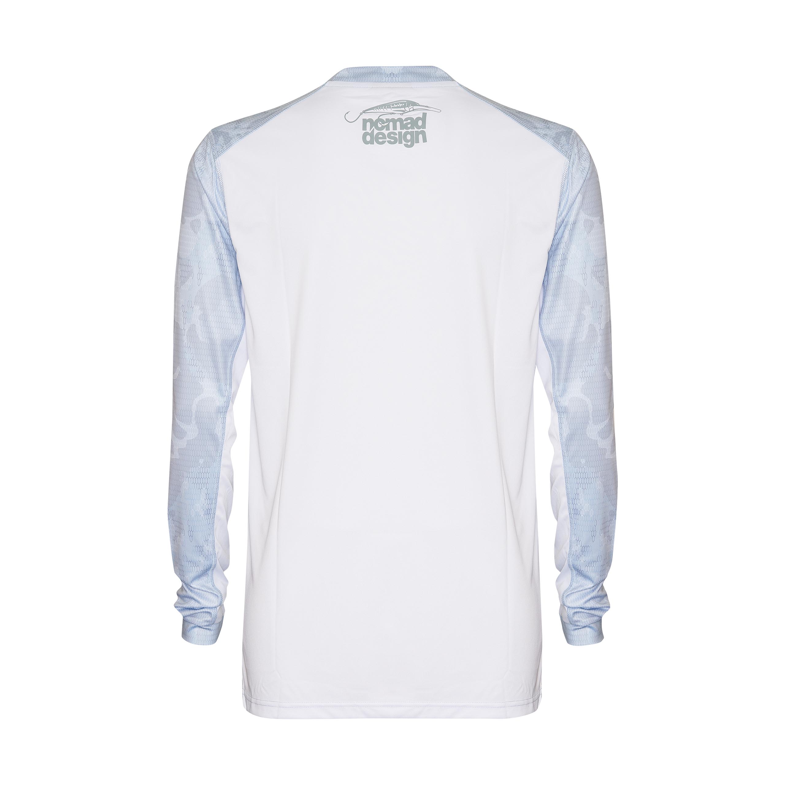 Nomad Design Tech Fishing Shirt - Camo Splice Blue XXX Large