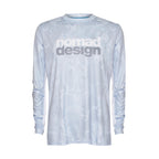Nomad Design Tech Fishing Shirt - Camo Splice Blue XX Large