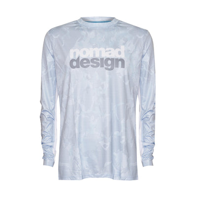 Tech Fishing Shirt - Camo Splice Blue