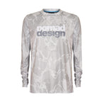Nomad Design Tech Fishing Shirt - Camo Splice Grey XX Large